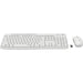 Tastiera e Mouse Wireless Logitech MK295 Bianco Francese AZERTY