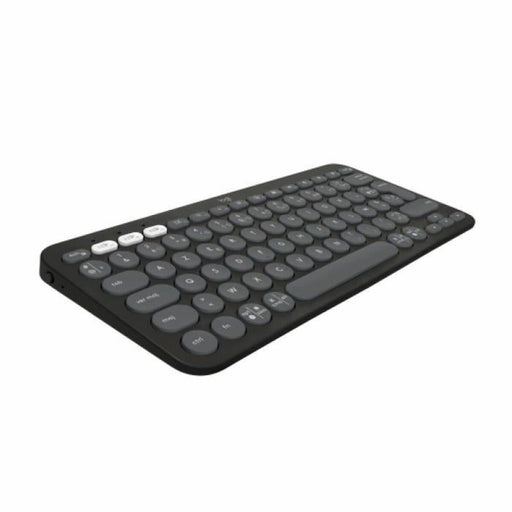 Tastiera Bluetooth con Supporto per Tablet Logitech K380 Francese Grigio Grafite Grigio scuro AZERTY