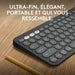 Tastiera Bluetooth con Supporto per Tablet Logitech K380 Francese Grigio Grafite Grigio scuro AZERTY