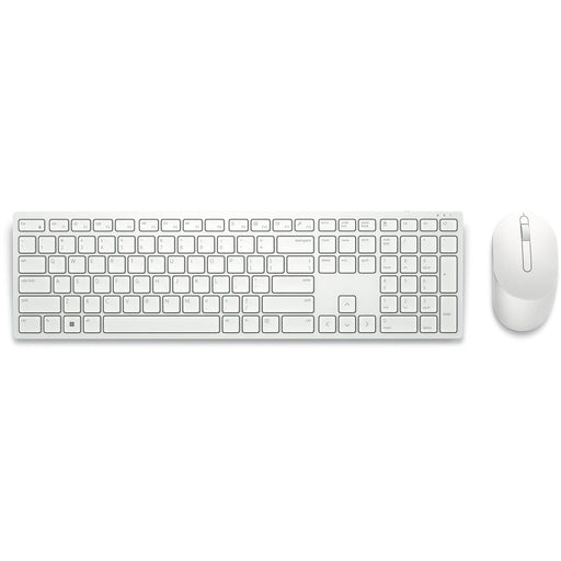 Tastiera e Mouse Wireless Dell KM5221W-WH Bianco Qwerty US