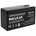 Batteria per Gruppo di Continuità UPS Phasak PHB 1207 12 V