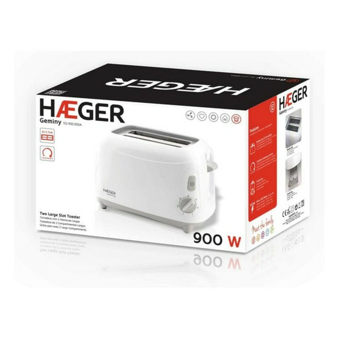 Tostapane Haeger TO-900.005A Bianco 900 W