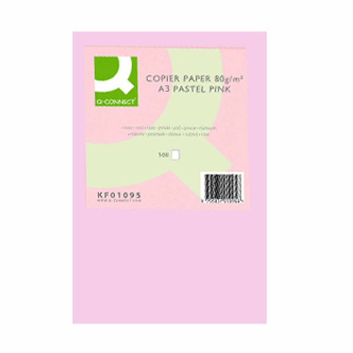 Carta per Stampare Q-Connect KF18005 Rosa A3 500 Fogli