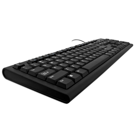 Tastiera V7 KU200UK QWERTY Inglese Nero