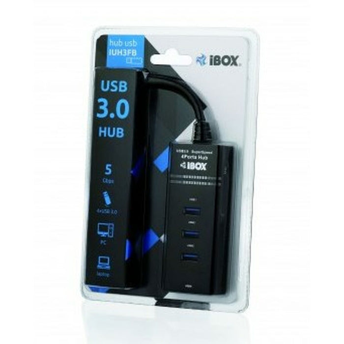 Hub USB Ibox IUH3FB Nero