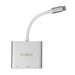 Hub USB Ibox IUH3CFT1 Bianco Argentato