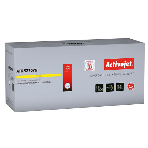 Toner Compatibile Activejet ATK-5270YN Giallo