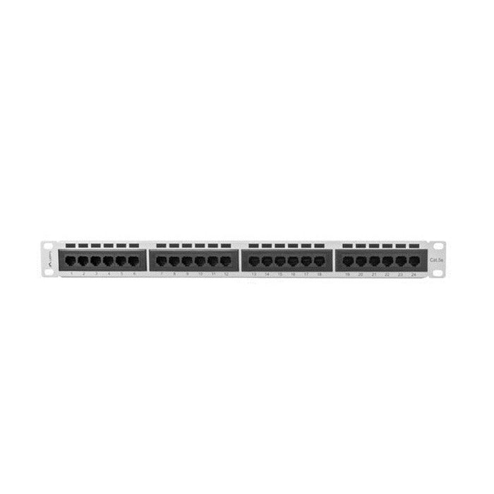 Patch Panel 24 Porte UTP Categoria 5e Lanberg PPU5-1024-S