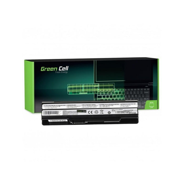 Batteria per Laptop Green Cell MS05 Nero 4400 mAh