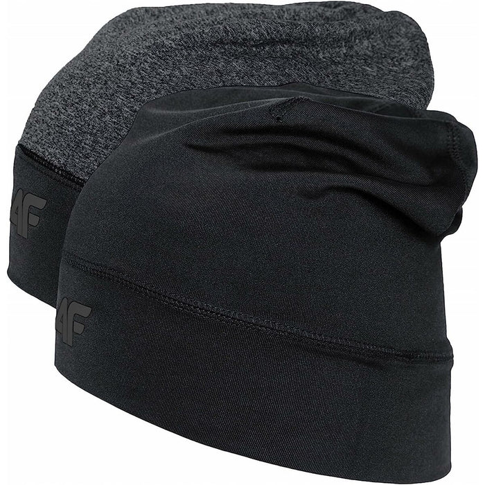 Gorro 4F H4Z22-CAF008-20S Gris Oscuro Negro S/M