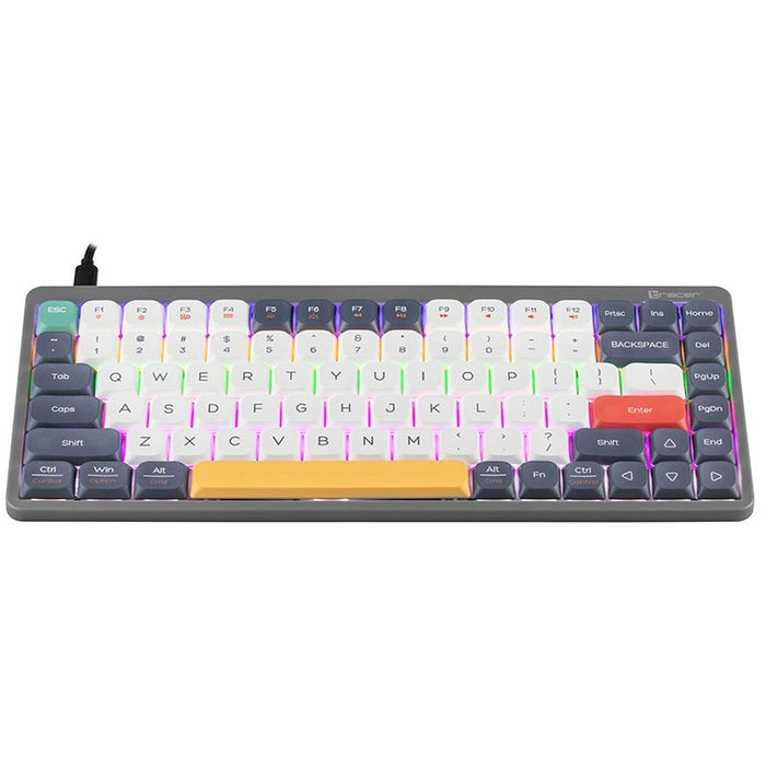 Tastiera meccanica Tracer TRAKLA47279 Bianco Multicolore QWERTY