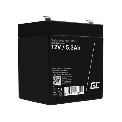 Batteria per Gruppo di Continuità UPS Green Cell AGM45 5,2 Ah 12 V