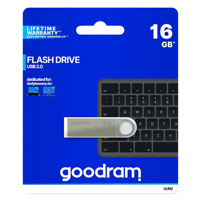 Memoria USB GoodRam UUN2 Argentato 16 GB