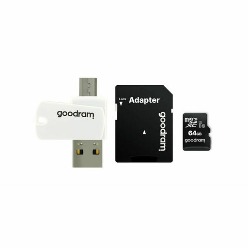 Scheda Di Memoria Micro SD con Adattatore GoodRam M1A4 All in One Nero 128 GB UHS-I