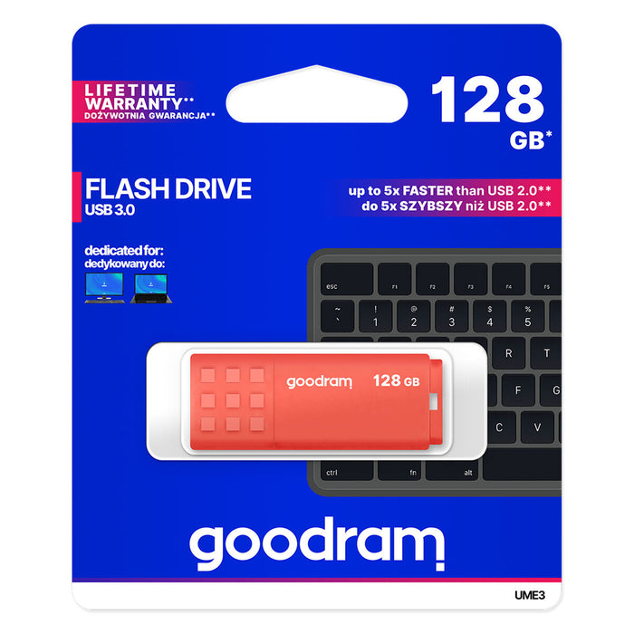 Memoria USB GoodRam UME3 Arancio 128 GB