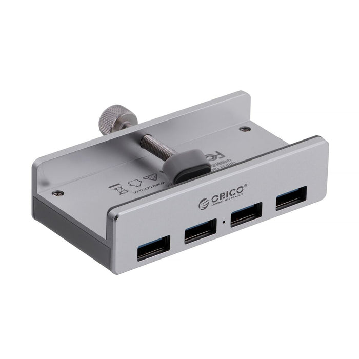 Hub USB Orico ALL-USB3-HUB-4-CLIP Argentato