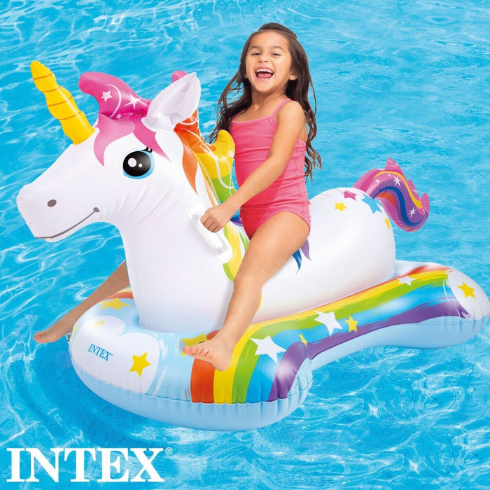 Figura Gonfiabile per Piscina Intex Ride On         Unicorno 163 x 82 x 86 cm  