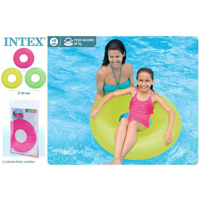 Salvagente Gonfiabile Donut Intex Ø 91 cm