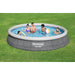 Piscina Gonfiabile Bestway 457 x 84 cm Grigio 9677 L