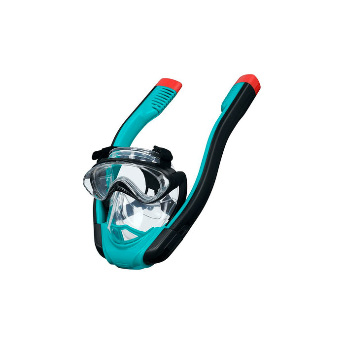 Occhialini da Snorkeling e Boccaglio per Bambini Bestway Azzurro Nero Multicolore L/XL