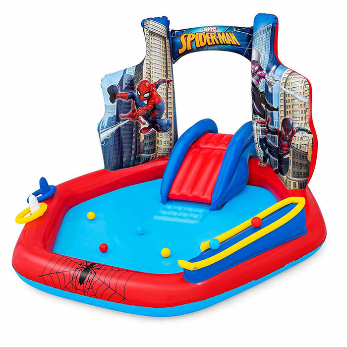 Piscina per bambini Bestway Spiderman 211 x 206 x 127 cm Parco giochi