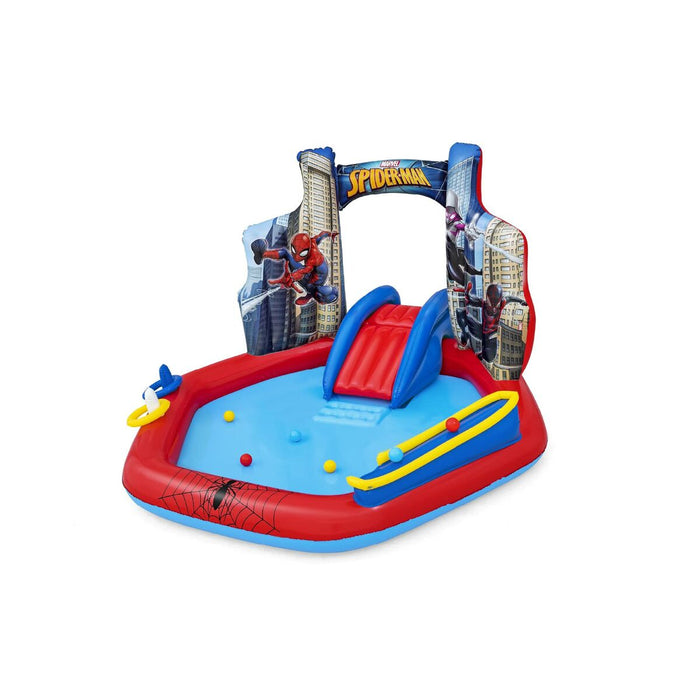 Piscina per bambini Bestway Spiderman 211 x 206 x 127 cm Parco giochi