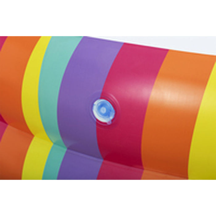 Piscina Gonfiabile per Bambini Bestway 206 x 206 x 51 cm Arcobaleno