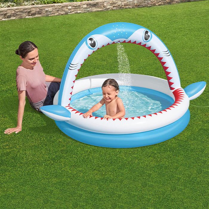 Piscina Gonfiabile per Bambini Bestway Squalo 163 x 127 x 92 cm