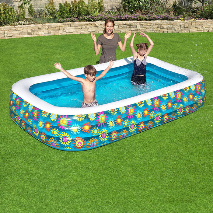 Piscina Gonfiabile per Bambini Bestway Floreale 305 x 183 x 56 cm