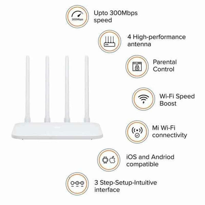 Router Xiaomi ‎DVB4224GL 300 Mbps Bianco