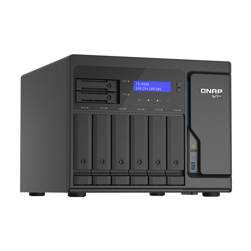 Memorizzazione in Rete NAS Qnap TS-H886-D1602-8G Nero