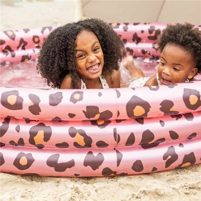 Piscina Gonfiabile Swim Essentials Leopard Rosa chiaro Ø 150 cm