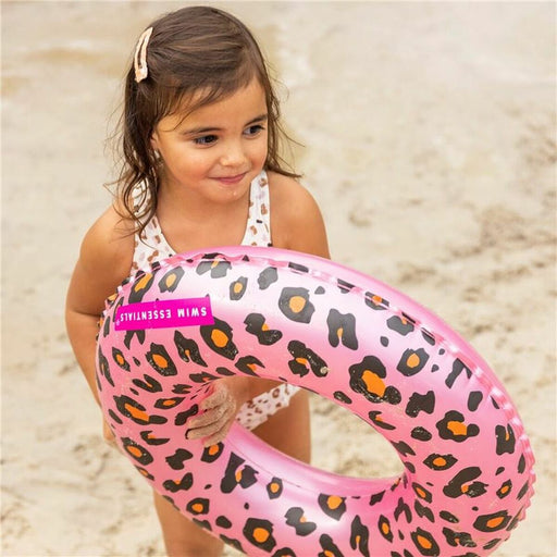 Galleggiante Gonfiabile Swim Essentials Leopard Rosa chiaro