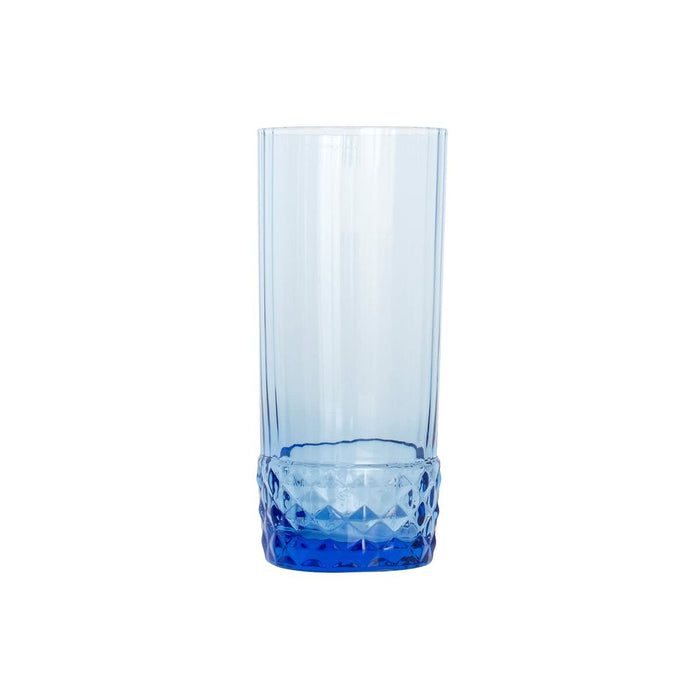 Juego de Vasos Bormioli Rocco America'20s Azul Claro 6 Unidades de Cristal (400 ml)