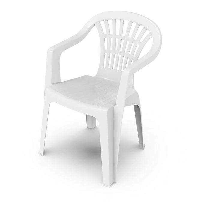 Cadeira de jardim Progarden Lyra Resina Branca 56 x 54 x 80 cm
