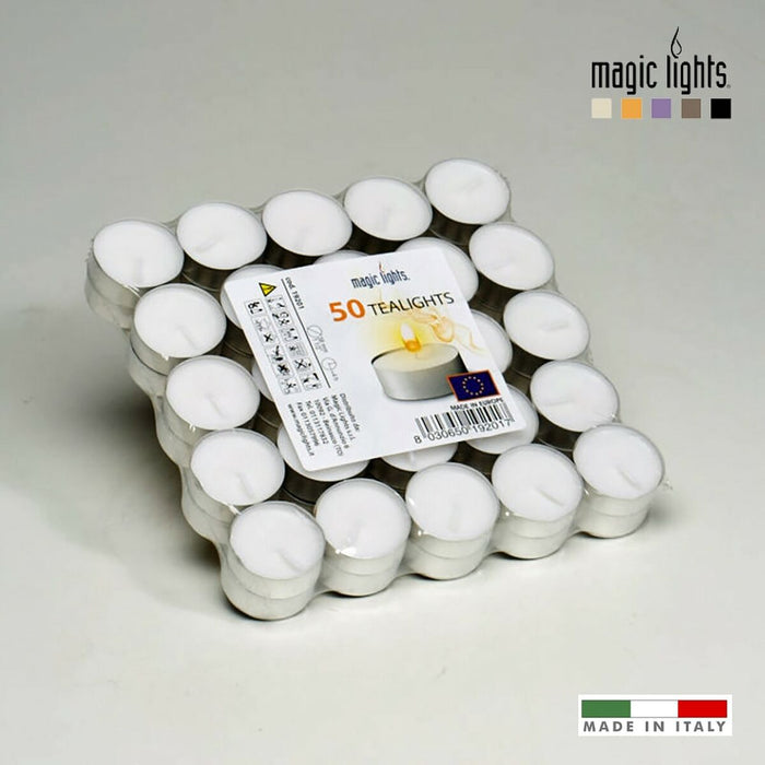 Conjunto de velas Magic Lights 50 peças brancas
