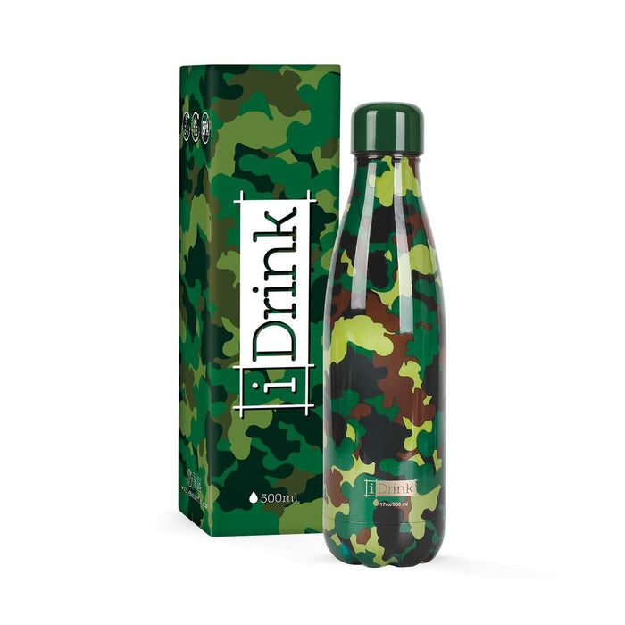 Bottiglia Térmica iTotal Verde Mimetico Acciaio inossidabile 500 ml
