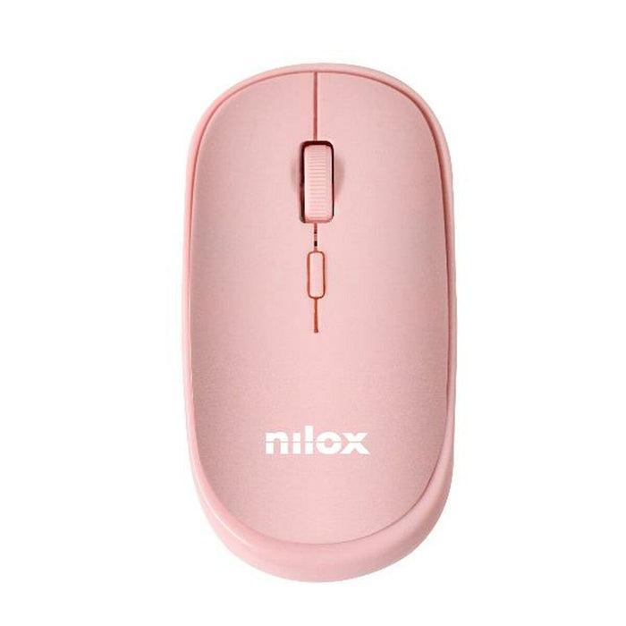 Mouse Nilox NXMOWICLRPK01 Rosa