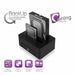 Dock Station Dual Ewent AAACET0186 Dual 2.5"-3.5" USB 3.1 ABS Nero