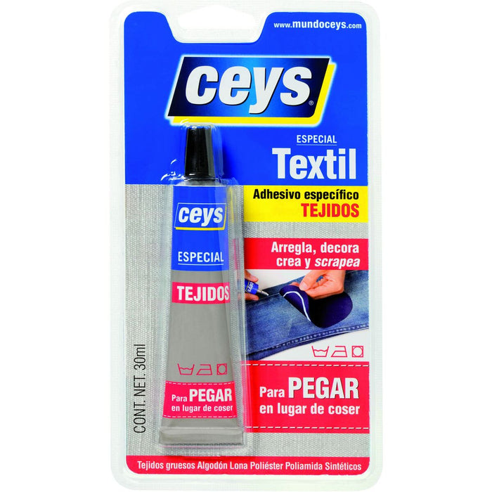 Ceys Pegamento textil 30 ml