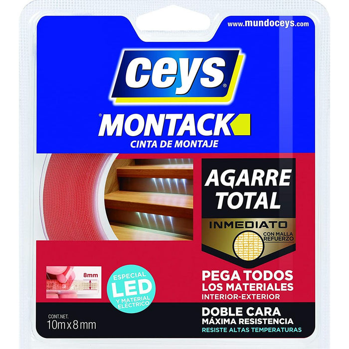 Fita adesiva Ceys Montack (10m x 8mm)