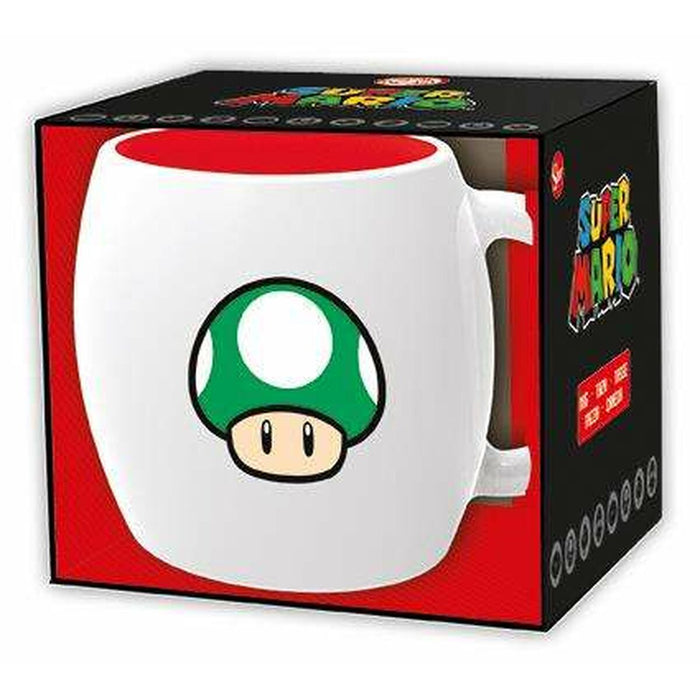 Caneca de cerâmica Super Mario 1-UP com caixa 360 ml