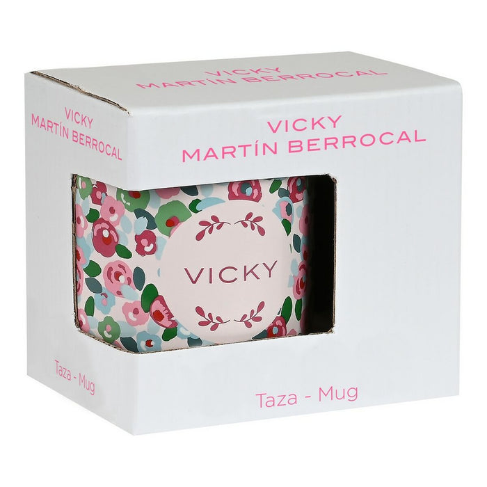 Tazza Mug Vicky Martín Berrocal Rosebloom Ceramica Multicolore (350 ml)