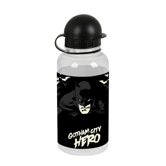 Garrafa de água de PVC preto Batman Hero (500ml)