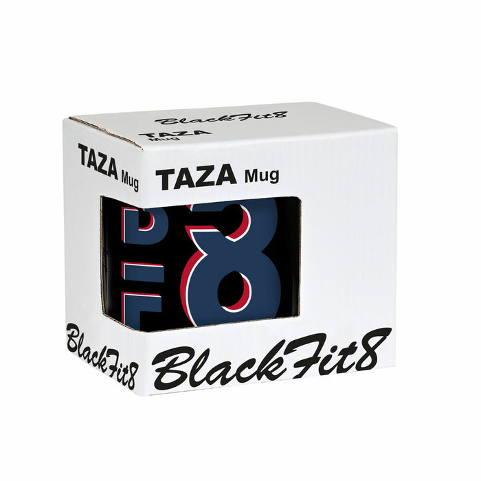 Tazza Mug BlackFit8 Urban Ceramica Nero Blu Marino (350 ml)