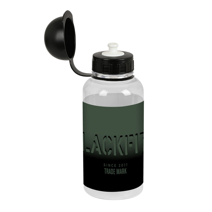 Botella de agua de PVC BlackFit8 Gradient Black Army Green (500ml)