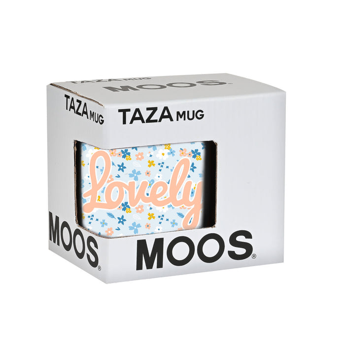 Tazza Mug Moos Lovely Ceramica Azzurro Chiaro (350 ml)