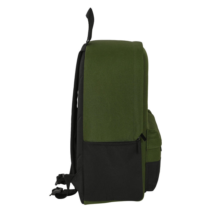 Zaino per Portatile Safta Dark Forest Nero Verde 31 x 40 x 16 cm