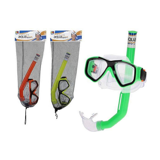 Maschera da Snorkeling con Boccaglio e Pinne Colorbaby