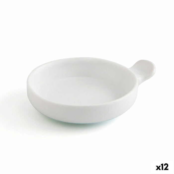 Vassoio per aperitivi Quid Gastro Fun Bianco Ceramica (12 Unità)
